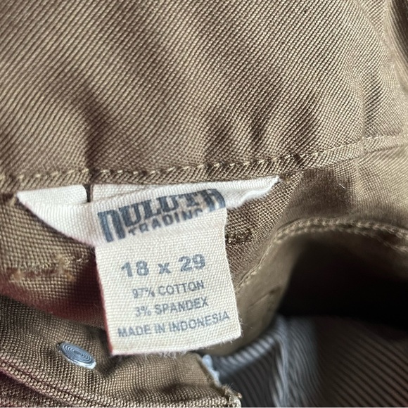 Duluth Trading Co Womens Double Knee stretch work pants 18 x 29 Army Green - Picture 11 of 11